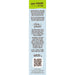 Back of a product packaging with text and QR code on a white background