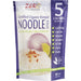 Package of certified organic konjac noodles with nutritional information on a white background