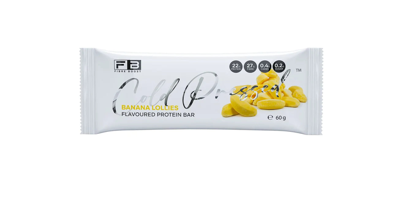 Cold Pressed Protein Bar Banana Lollies 60g