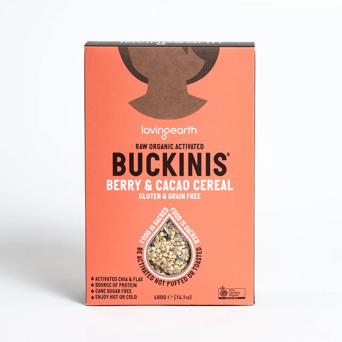 Loving Earth Buckinis Berry & Cacao Clusters 400g