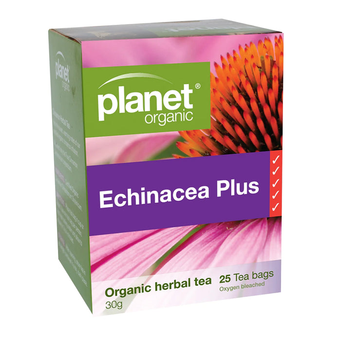 Planet Organic Herbal Tea Echinacea Plus 25 tea bags