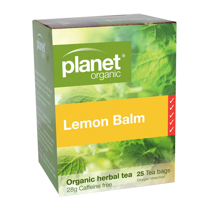Planet Organic Herbal Tea Lemon Balm 25 tea bags
