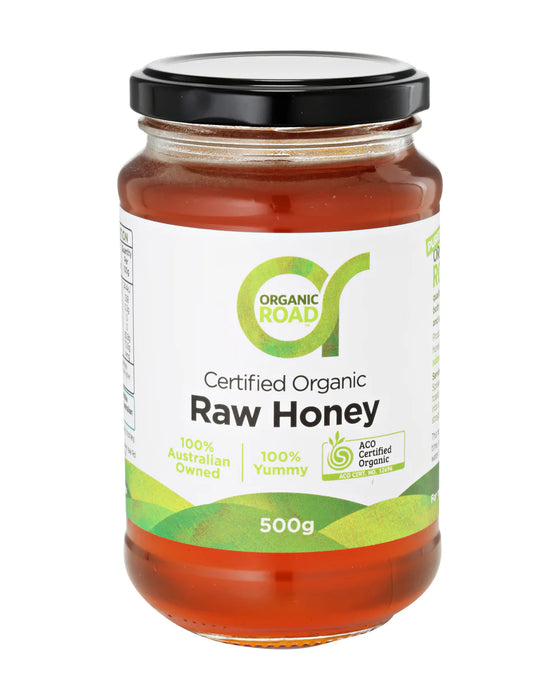 Organic Road Raw Honey 500g