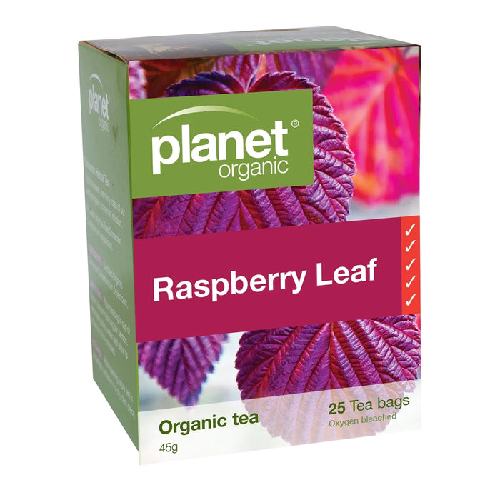 Planet Organic Herbal Tea Raspberry Leaf 25 tea bags