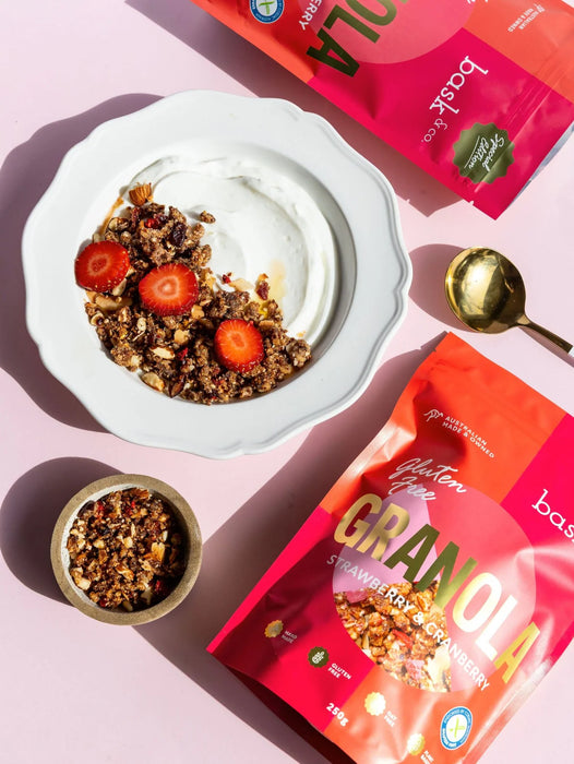 BASK & Co | Strawberry & Cranberry "Special Edition" Gluten Free Granola | 250g