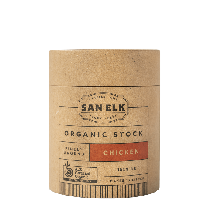 SAN ELK Organic Chicken Stock 160g